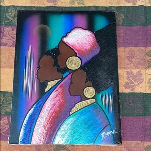 Mobassi African Art Painting on Canvas